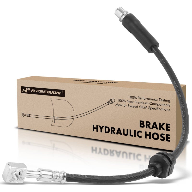 A-Premium APremium Front Brake Hydraulic Hose Compatible with Select Chevy Buick Cadillac and Saab Models Malibu 20132016 Malibu Limited 2016 Impala 20142018 LaCrosse 20102016 Allure Regal 95 - Image 2