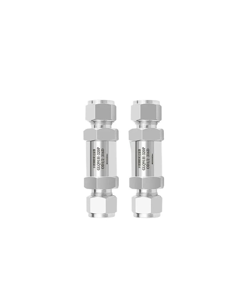 304 Stainless Steel 3 32mm Compression Union Filter Valve 1l4 316 Inch Size - Image 2