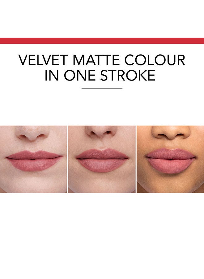 BOURJOIS PARIS Rouge Velvet The Lipstick 02 Flaming Rose​  - Image 4