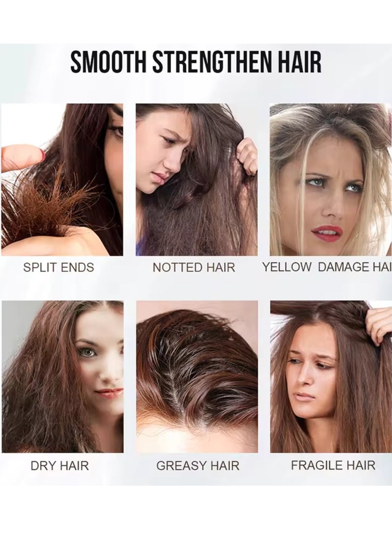 PURC - 50ml Coconut Oil Hair Mask Deep Conditioning Moisturizing Anti Frizzy Hair Coconut Hair Mask Hydrate Moisturize Nourish and Repair Damaged Hair Smooth and Shiny Hair with Coconut Oil - Image 1