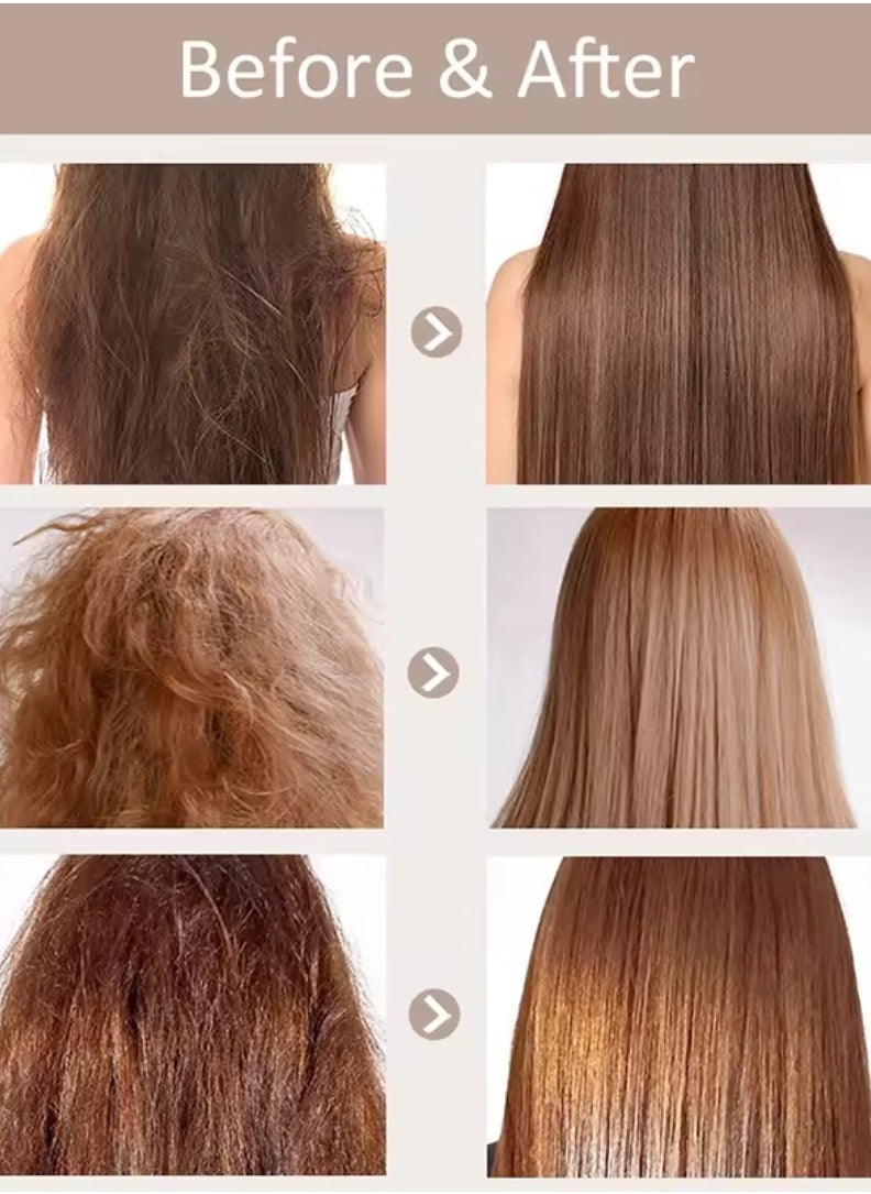 PURC - 50ml Coconut Oil Hair Mask Deep Conditioning Moisturizing Anti Frizzy Hair Coconut Hair Mask Hydrate Moisturize Nourish and Repair Damaged Hair Smooth and Shiny Hair with Coconut Oil - Image 1