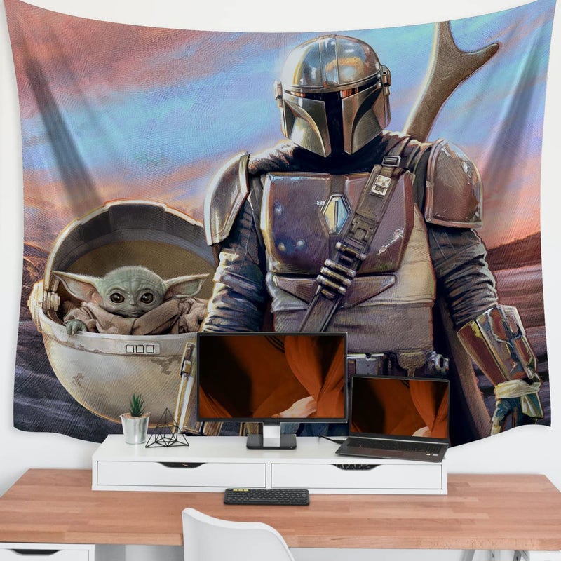 RoomMates Star Wars: The Mandalorian Wall Tapestry by RoomMates,TAP4467LG - Image 3