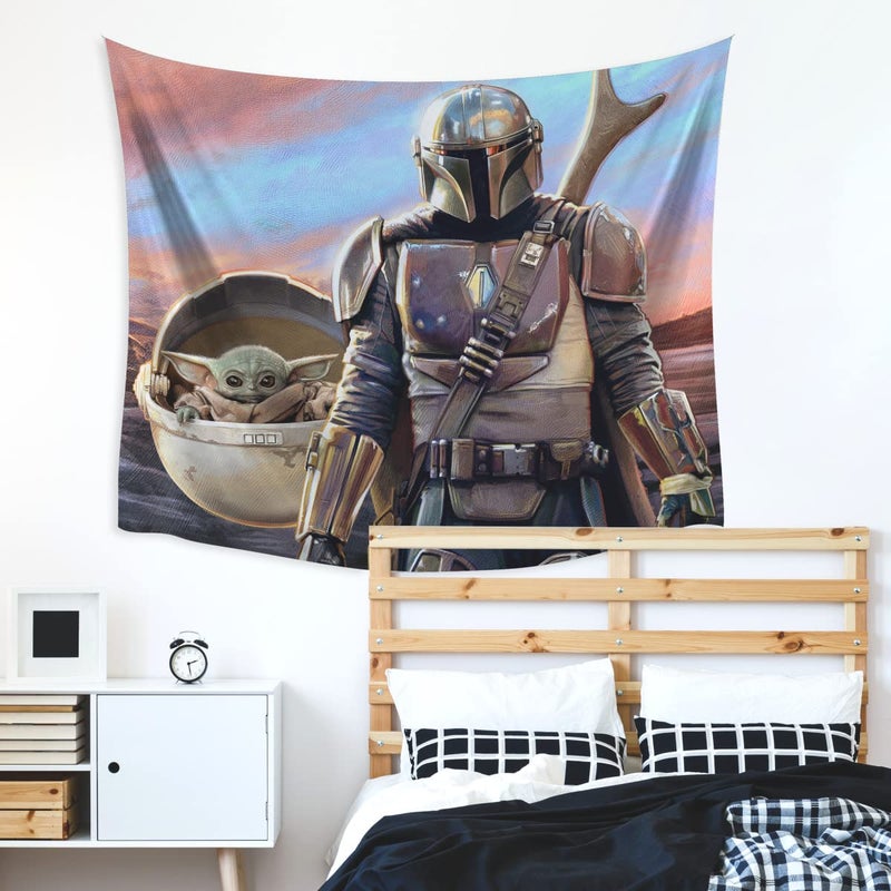 RoomMates Star Wars: The Mandalorian Wall Tapestry by RoomMates,TAP4467LG - Image 2