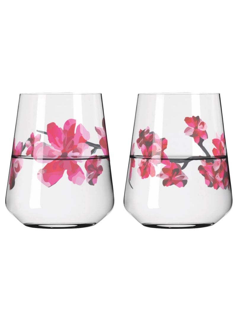Ritzenhoff 2-Piece Crystal Round Glass Set 500ml | For Water, Juice & Drinks | Gift Box | Made in Germany - Image 2
