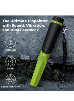 Excefore Metal Detector Handheld Pinpointer, IP68 Fully Waterproof 360° Search Pin Pointer Wand, High Sensitivity Detectors Treasure Pinpointing Finder Probe, Suitable for Adults & Kids (Green)  - Image 4
