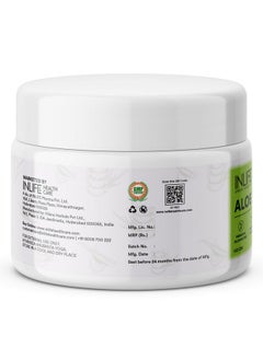 Inlife Aloe Vera Gel For Face & Hair | Pure & Natural | Paraben Free | Silicone Free | No Added Colors | Women And Men - 100G  - Image 5