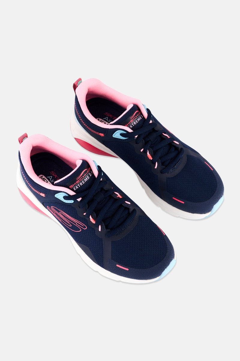 SKECHERS أحذية خارجية للنساء من سكيش-إير إكستريم 2.0 - ريمكس جديدة برباط، Navy - Image 3