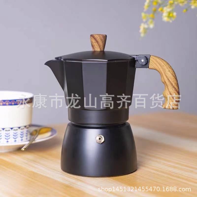 Manufacturer Supply And Marketing Aluminum Mocha Pot Color Coffee Pot Mocha Coffee Pot Can Add Logo - Image 5