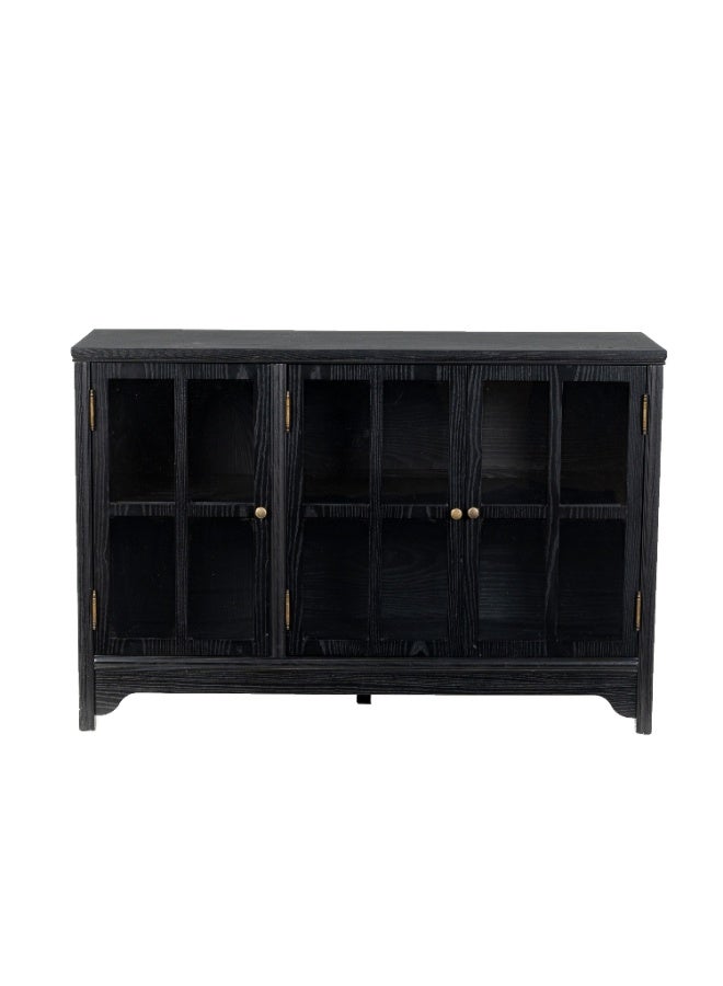 DOOHWAN 47" Solid Wood Farmhouse Buffet Cabinet with 3 Doors, Coffee Bar & Storage Cabinet for Kitchen, Dining Room, or Living Room - Image 3