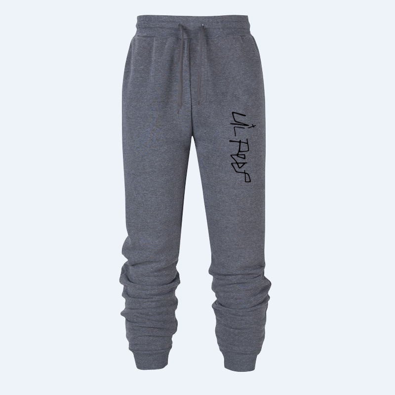 New Singer Lil Peep Street Trend Loose Bird Print Casual Pants - Image 5