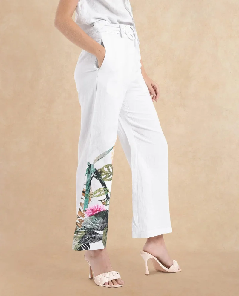 Rareism Women's Statement Ankle-Length Trousers