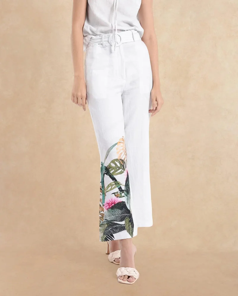 Rareism Women's Statement Ankle-Length Trousers