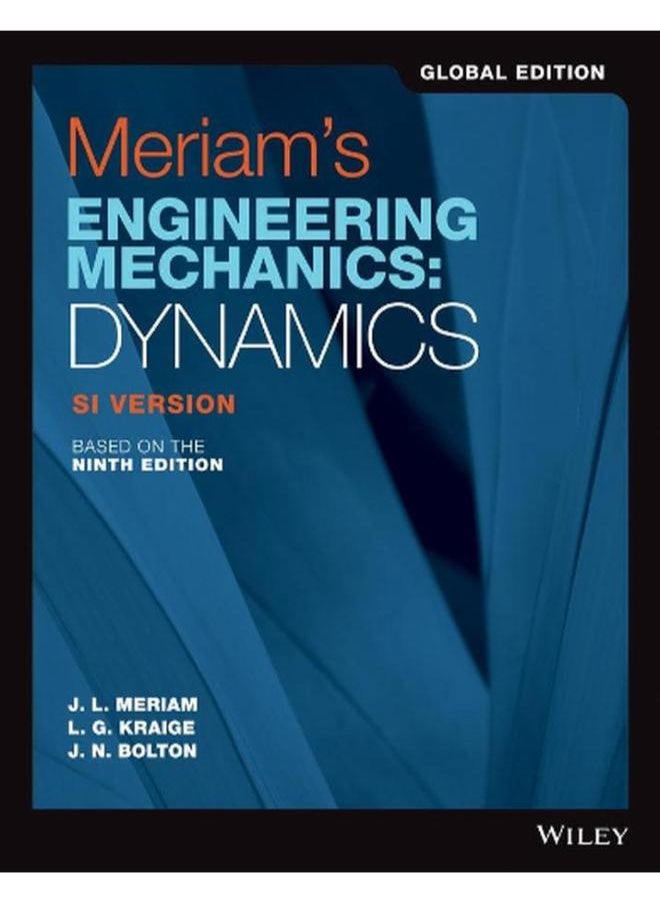 null - Meriam`s Engineering Mechanics: Dynamics SI Version By James L. Meriam, L. G. Kraige - Image 1