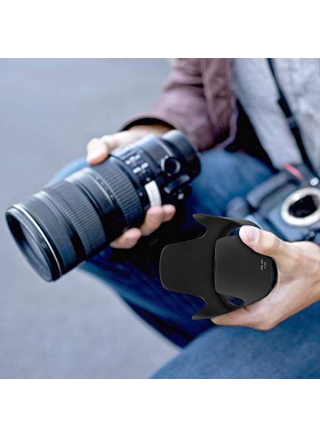 01 Camera Mount Lens Hood, HB-48 Lens Hood avoid ambient interference light entering the lens, Reduces Lens Flare and Glare Camera Lens Hood, for Nikon AF-S 70-200mm f2.8 GVR II lens  - Image 4