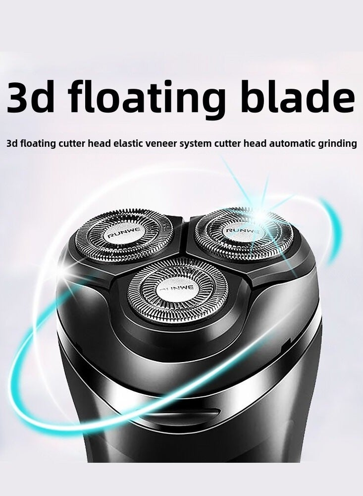 ماكينة حلاقة موبايل ماكينة حلاقة لاسلكية أسود - Image 3