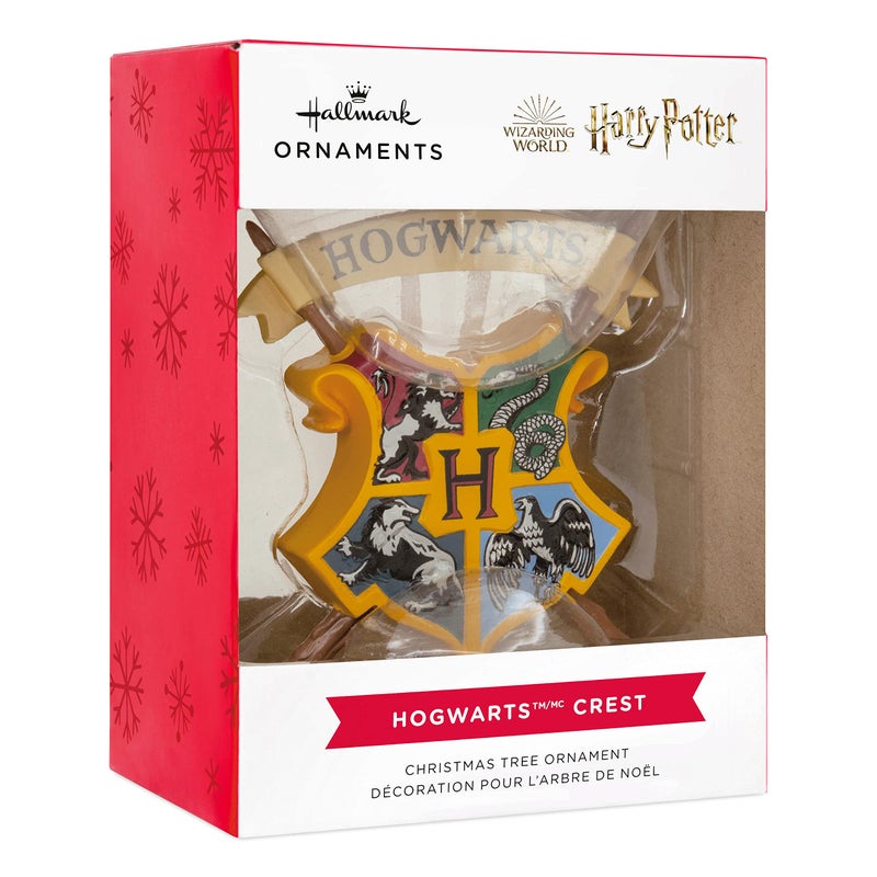 هولمارك Hallmark Harry Potter Hogwarts Crest Christmas Ornament Multicolor (0002HCM9465) - Image 3