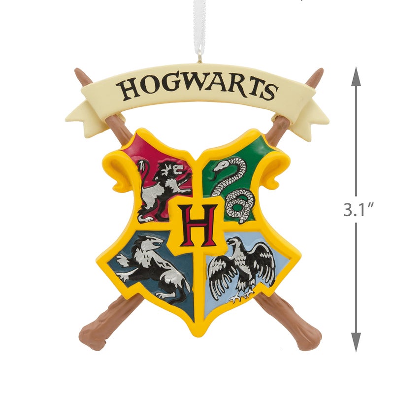 هولمارك Hallmark Harry Potter Hogwarts Crest Christmas Ornament Multicolor (0002HCM9465) - Image 5