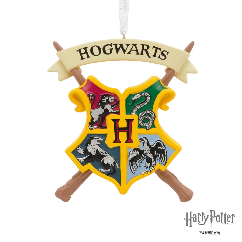 هولمارك Hallmark Harry Potter Hogwarts Crest Christmas Ornament Multicolor (0002HCM9465) - Image 4