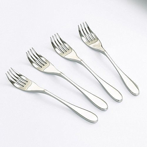 Knork Gloss Forks, Set of 4, Gloss Stainless Steel - Image 2