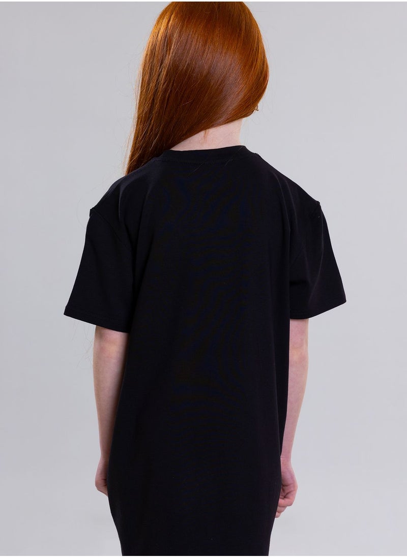 Pear Concept - Kids Sunflower Embroidered T-Shirt - Image 1