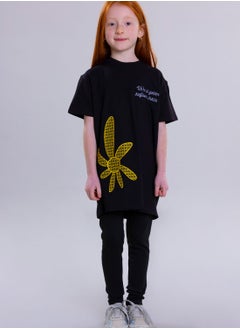 Pear Concept Kids Sunflower Embroidered T-Shirt  - Image 4