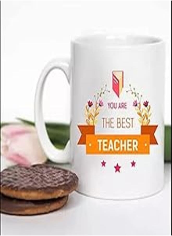 RYN - RYN PRANTED Design Best teacher gift mug,coffee and tea cup,Best ever gift teacher day (model number 7856 - Image 1