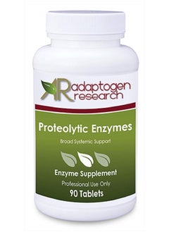 Proteolytic Enzymes Broad Systemic Support | Vegetarian Blend with Serratia Peptidase & Bromelain for Digestion, Sourced from Papaya & Pineapple | 90 Enteric Coated Tablets | Adaptogen Research - pzsku/Z939579442807B8FD98FEZ/45/_/1740986958/3846b5ae-948c-4f4b-b331-bb35f0e78517