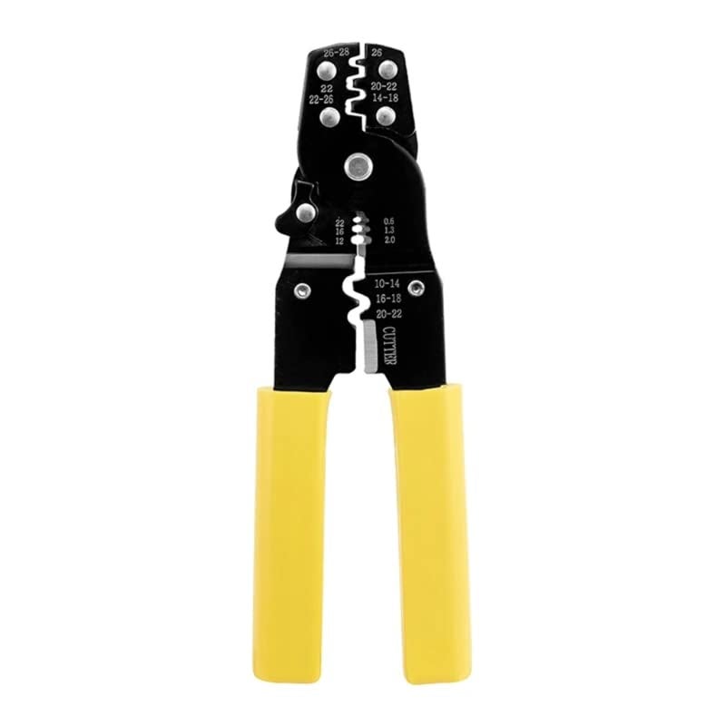 uptodateproducts Portable Wire Stripper Pliers Cable Stripping Crimping Wire Cutter Crimper - Image 1