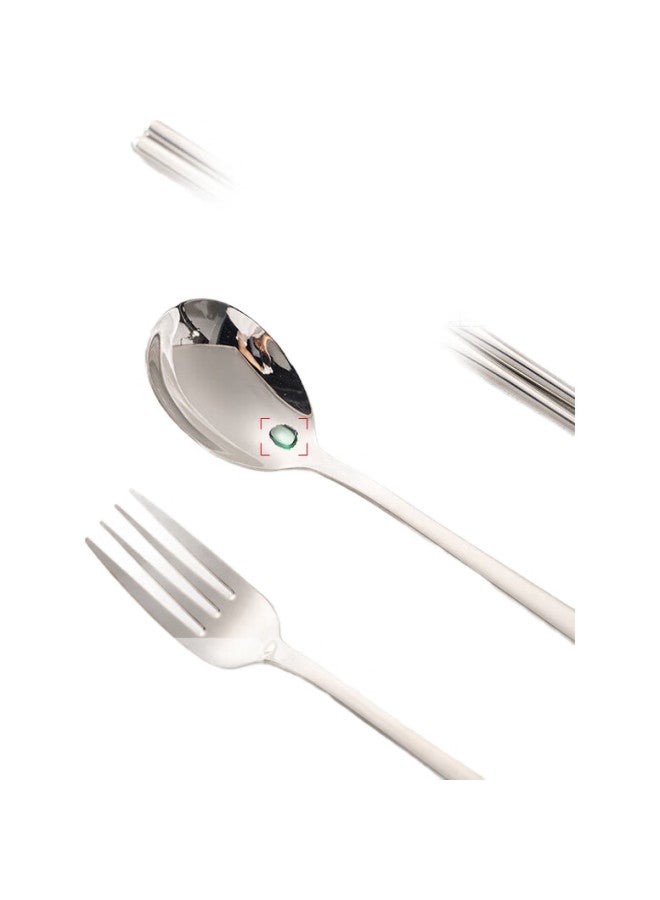 GRASEY 304 Stainless Steel Chopsticks, Spoon, And Fork Set, Portable Cutlery Set With Storage Box, Four-Piece Set Gy7358 - Image 3