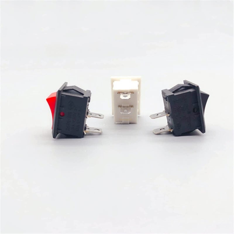 KCD1 Mini Rocker Switch 10pcs Black 2 Pin On Off 250VAC 3A For Boat Car Dashboard - Image 4