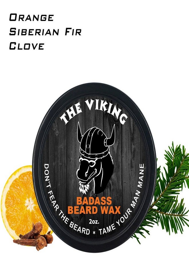 Badass Beard Care Beard Wax For Men - The Viking, 2 oz - Softens Beard Hair, Leaves Your Beard Looking and Feeling More Dense - Image 3