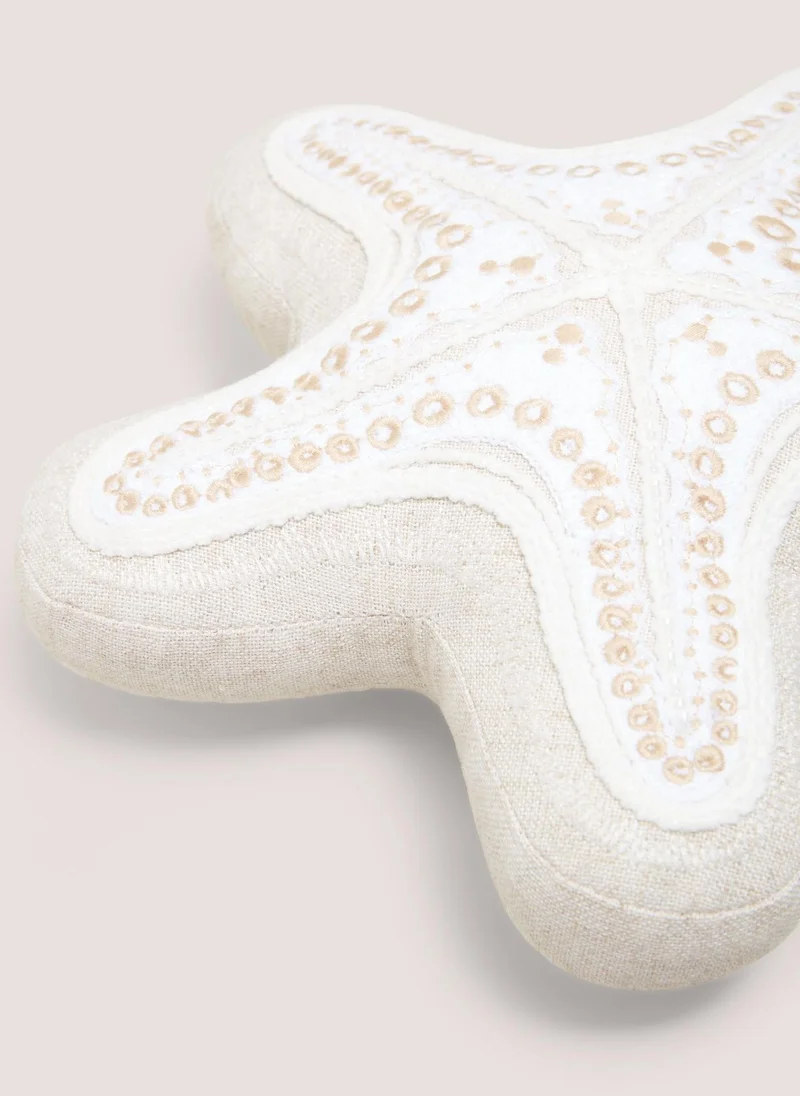ماتلان Natural Starfish Shaped Cushion Neutral
