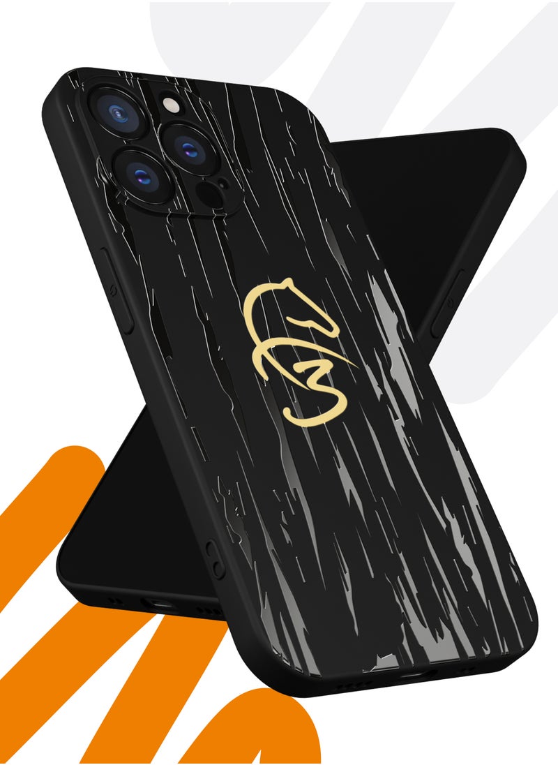 MOBILIUS - for iPhone 15 Pro Max Case, Shockproof Phone Case Cover for iPhone 15 Pro Max, with Fazza F3 Pattern - Image 1
