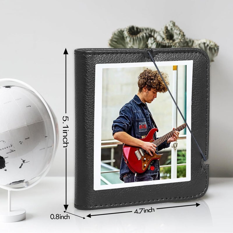 Rieibi Photo Album for Fujifilm Instax Wide210Wide300Wide400 Camera Album for Polaroid 34x43 Inch Wide Film 28 Pockets PU Leather Photo Frame for Instax Wide 400 Album for Polaroid Album - Image 3