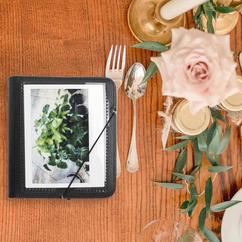 Rieibi Photo Album for Fujifilm Instax Wide210Wide300Wide400 Camera Album for Polaroid 34x43 Inch Wide Film 28 Pockets PU Leather Photo Frame for Instax Wide 400 Album for Polaroid Album - Image 5