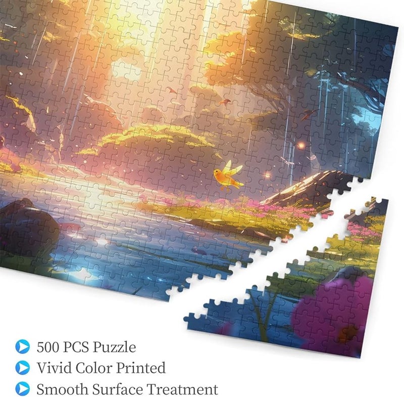 Phayah Mountain Birds 500 Piece Jigsaw Puzzle For Adults Home Decor 20 4 X 15 Inches - Image 3