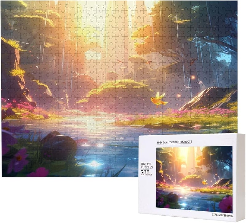 Phayah Mountain Birds 500 Piece Jigsaw Puzzle For Adults Home Decor 20 4 X 15 Inches - Image 2