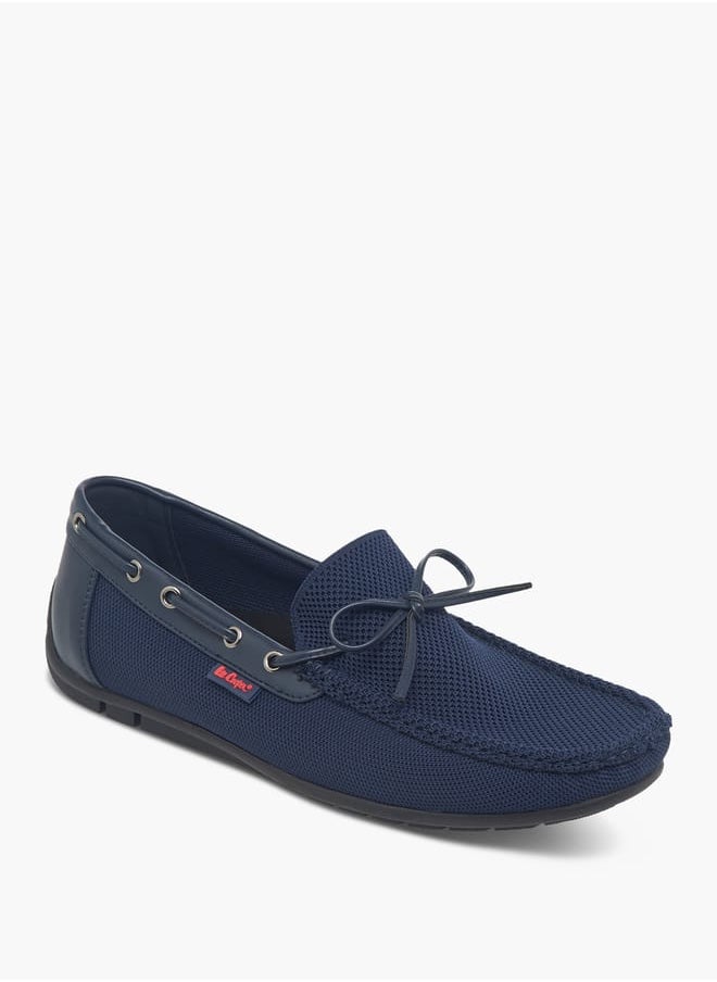 Lee Cooper - Men's Textured Slip-On Moccasins - Image 1