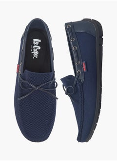 Men's Textured Slip-On Moccasins