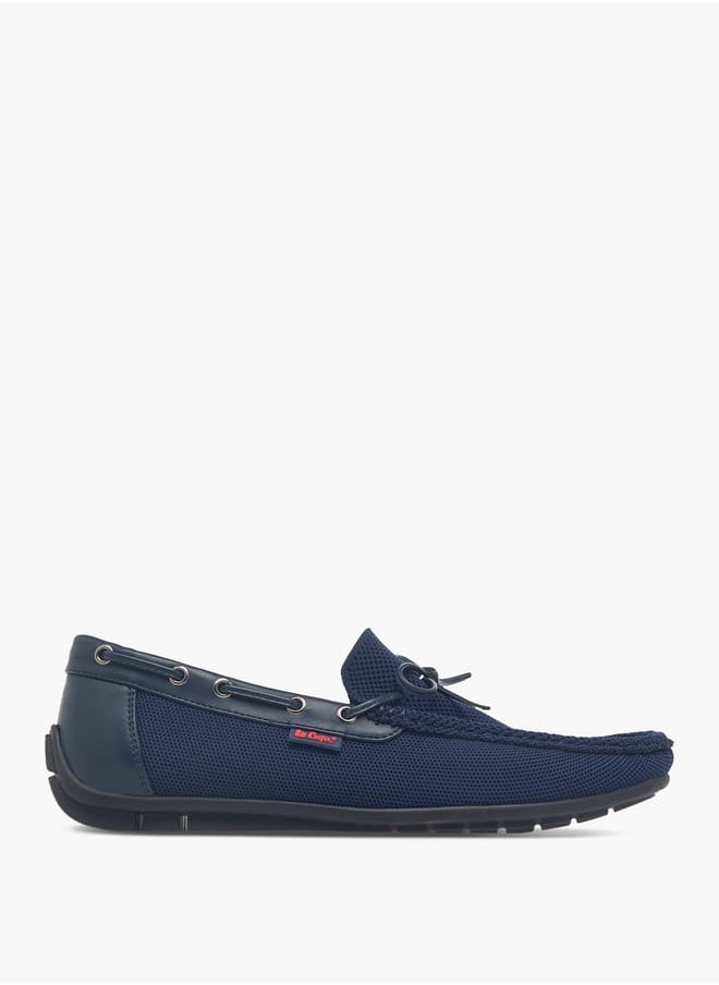 Lee Cooper - Men's Textured Slip-On Moccasins - Image 1