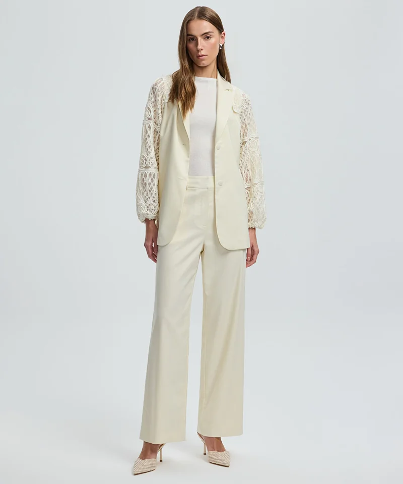 ابيكول Wide-Leg Tailored Trousers