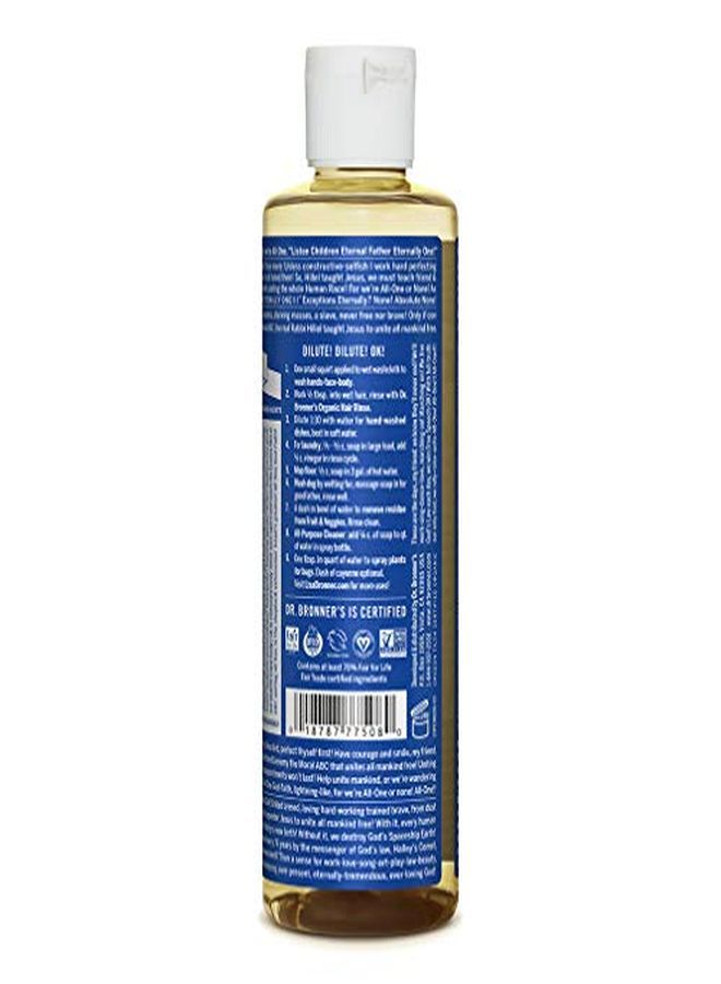 Dr. Bronner's دكتور برونر - صابون سائل نقي من قشتالة (نعناع، 8 أونصة) - مصنوع من زيوت عضوية، 18 استخدامًا في 1: الوجه والجسم والشعر والغسيل والحيوانات الأليفة والأطباق، مركّز، نباتي، غير معدّل وراثيًا - Image 2