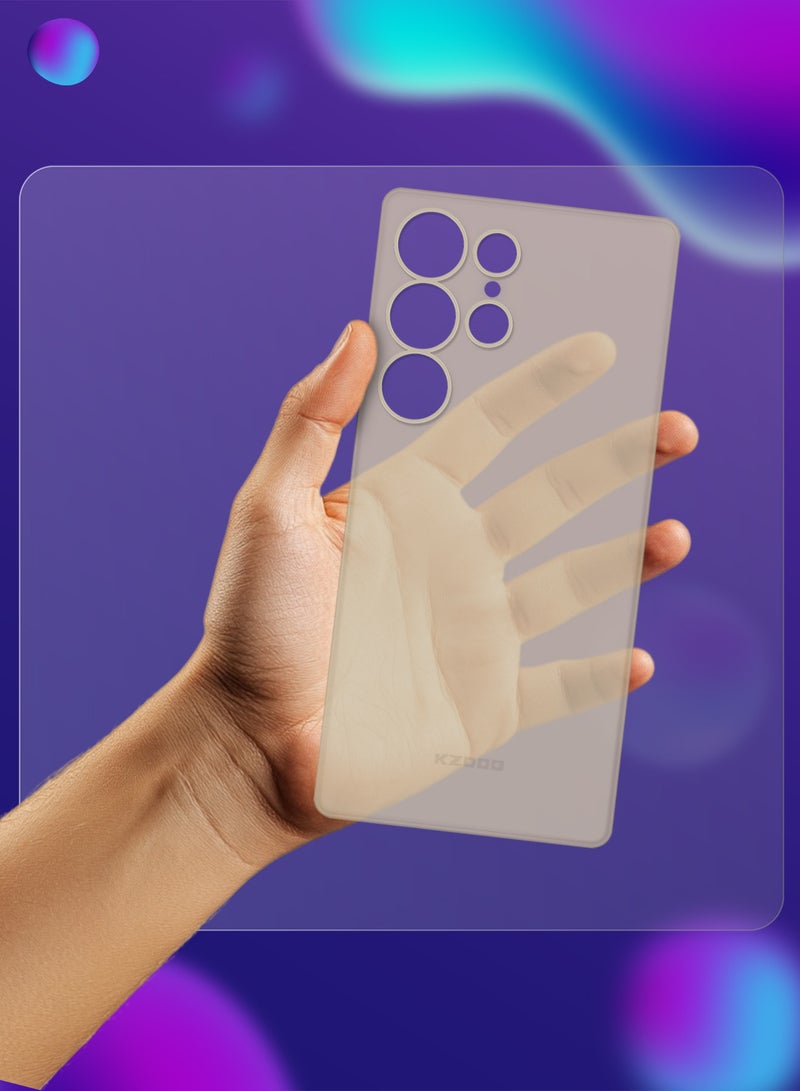 CATANES Case for Galaxy S25 Ultra Air Skin Case All Around Full Protection Ultra Slim 0.3mm Thickness 4g Feather Weight - Desert Titanium - Image 3