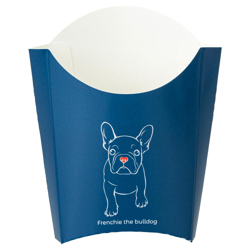 Restaurantware أكواب بطاطس مقلية من ورق بيولوجي 3.9 × 2.6 × 3.5 بوصة - 100 كوب وجبات خفيفة قابلة للتكديس ومستدامة - Image 2