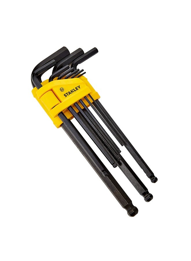 Stanley 0-69-256 Folding Hex Key Set - 9 Pcs/Set - Image 1