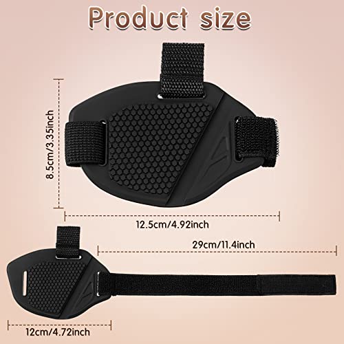 Frienda 4 Pieces Motorcycle Shifter Pad Boot Cover Black Motorcycle Shoe Cover Rubber Shoe Protector Pads for Men Women Gear Accessories - Image 2