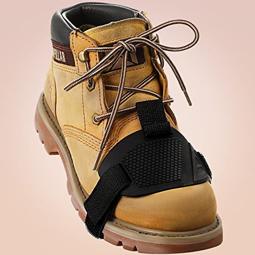 Frienda 4 Pieces Motorcycle Shifter Pad Boot Cover Black Motorcycle Shoe Cover Rubber Shoe Protector Pads for Men Women Gear Accessories - Image 5