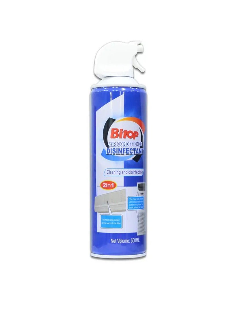 BITOP Pack Of 2 Pcs Air Conditioner Disinfectant Foam Spray 500ML Ac Cleaning Spray  - Image 5