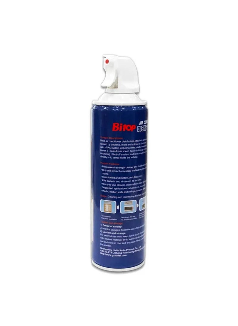 BITOP Pack Of 2 Pcs Air Conditioner Disinfectant Foam Spray 500ML Ac Cleaning Spray  - Image 4