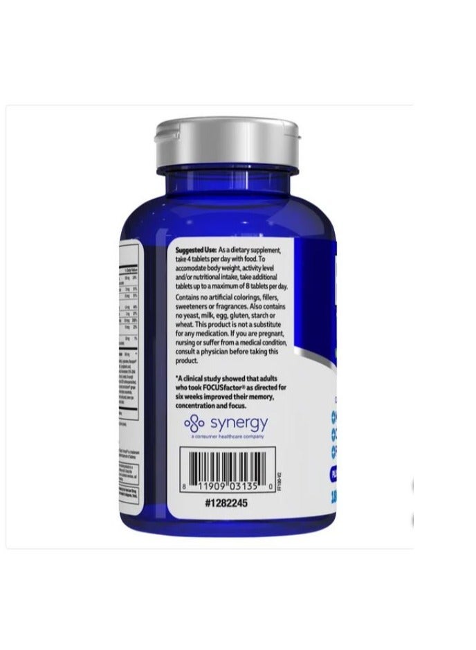 Focus Factor FOCUSfactor Nutrition for the Brain Dietary Supplement, 180 Tablets - Image 4
